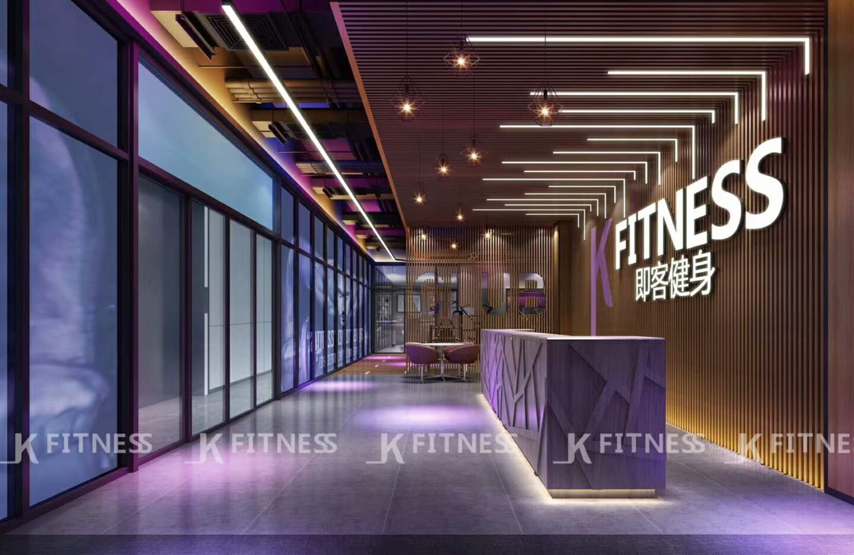 佳锐设计店面-北京即客健身
